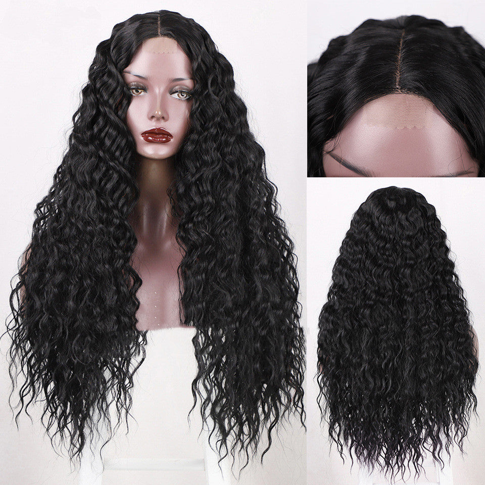 Natural Curly African Lace Wig