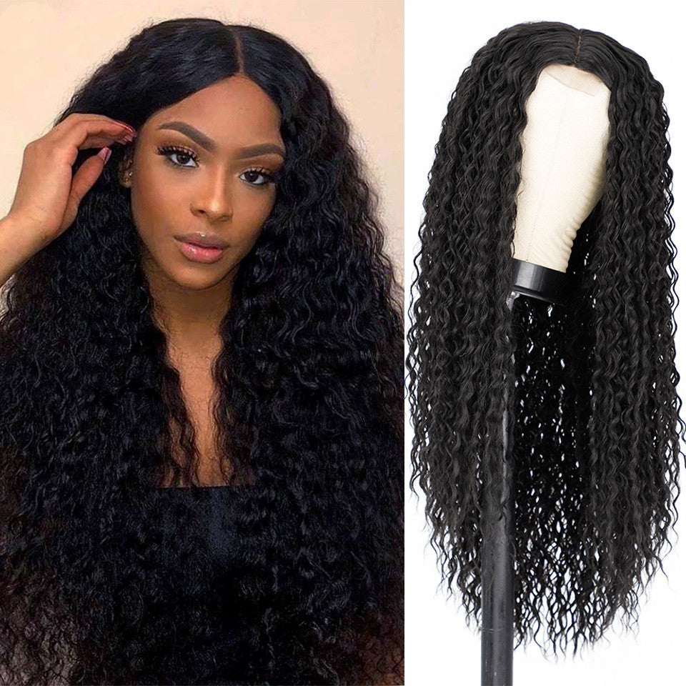 Natural Curly African Lace Wig