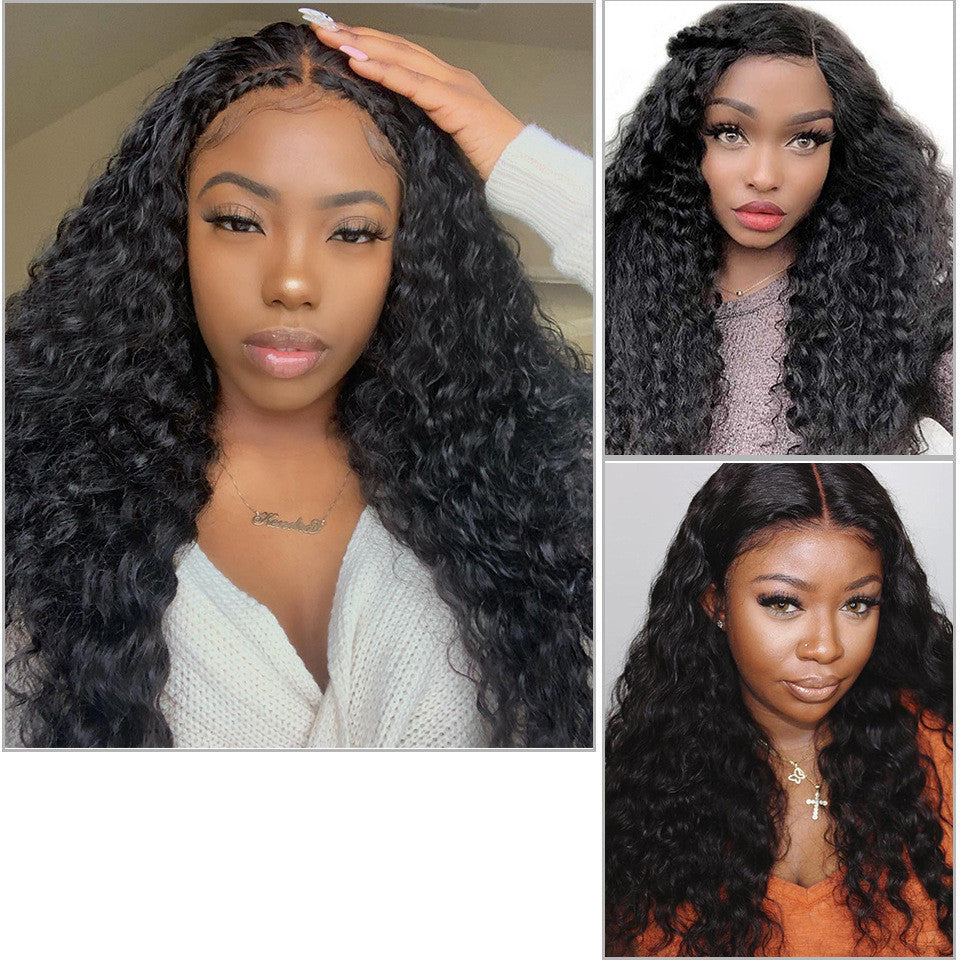 Natural Curly African Lace Wig