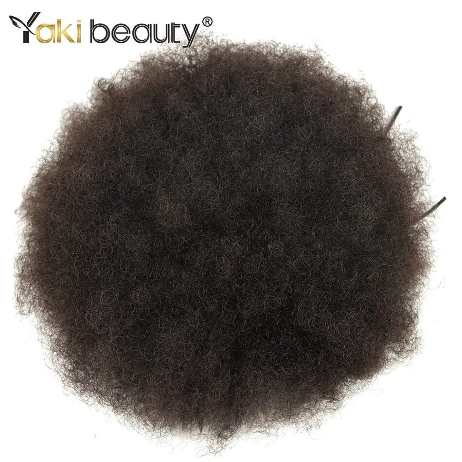 Luxyry Afro Puff ponytail- Natural Kinky Curly Look