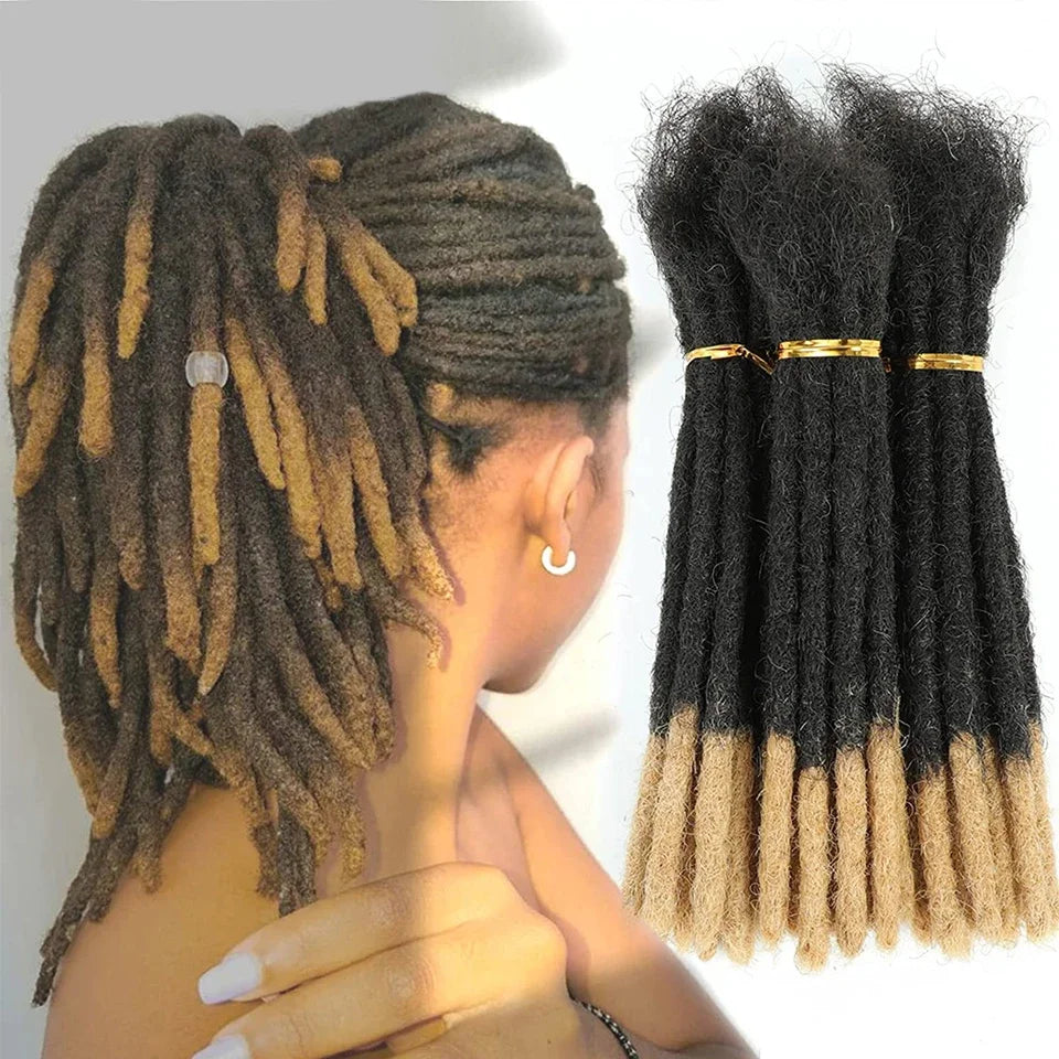 Human Hair Dreadlocks Loc Extensions Kinky Straight Wholesale Crochet Braids  Remy Hair Extensions 10 20 40 60 Strands