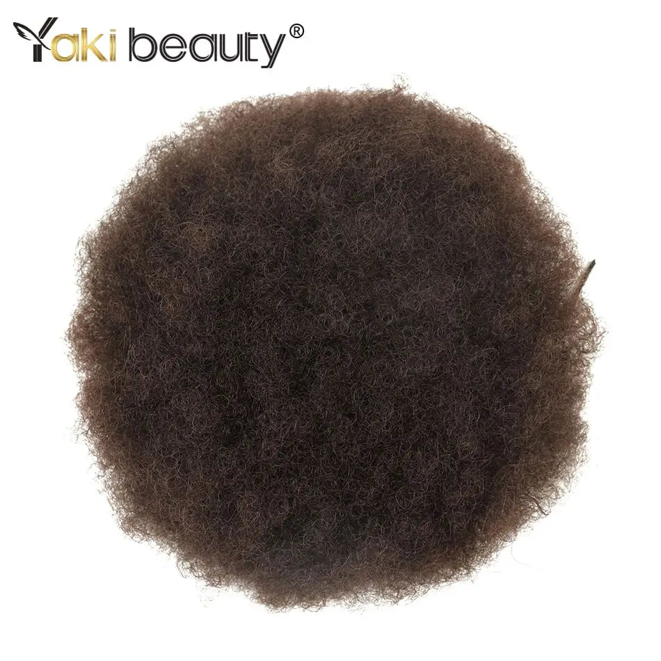 Luxyry Afro Puff ponytail- Natural Kinky Curly Look