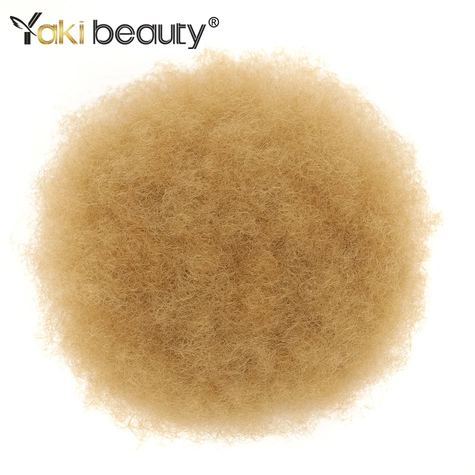Luxyry Afro Puff ponytail- Natural Kinky Curly Look