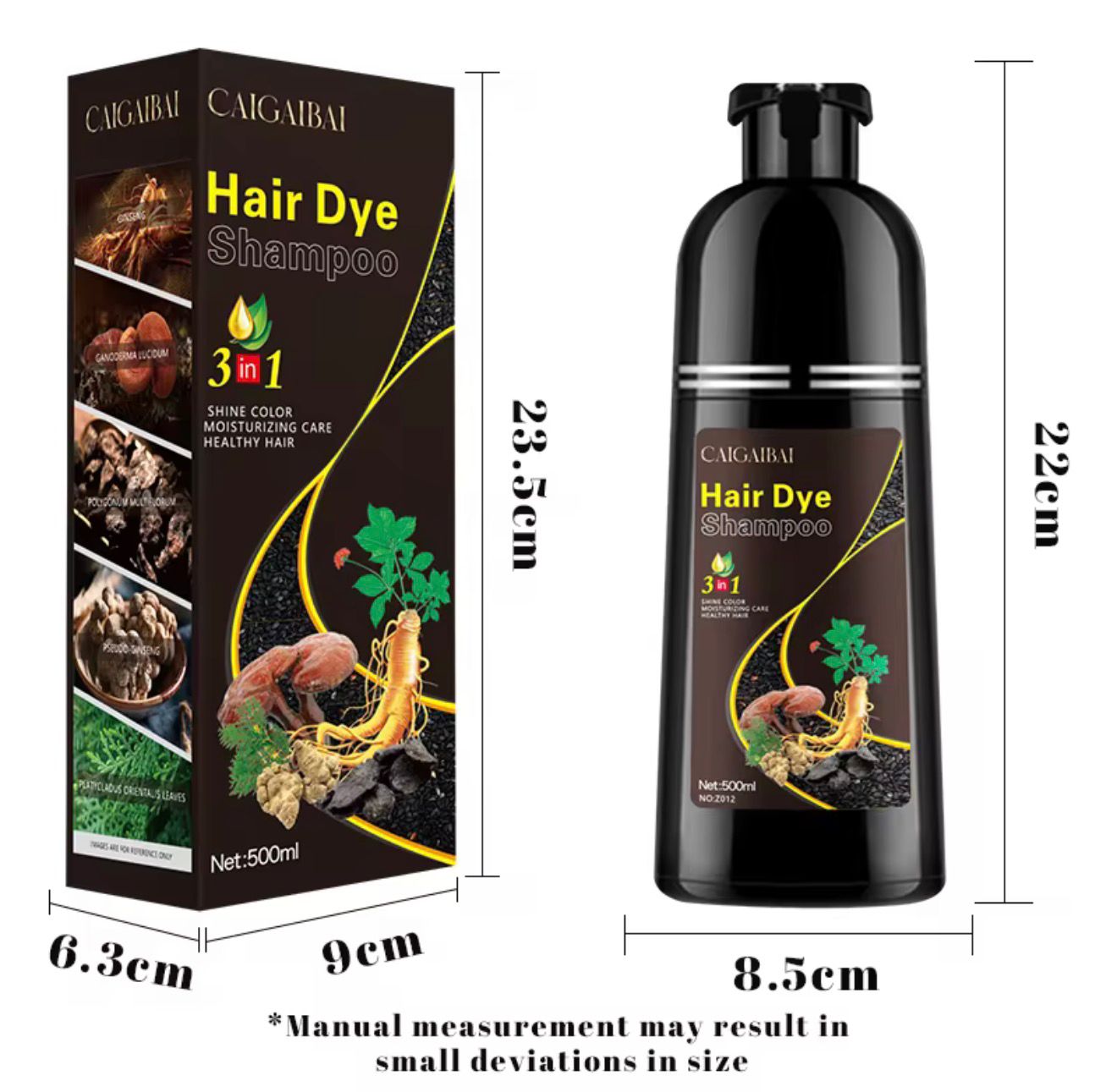 Caigaibai Hair Dye Shampoo